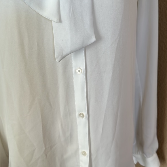 Jcrew - size S - light weight long sleeve blouse with tie neck and button down - Picture 6 of 8